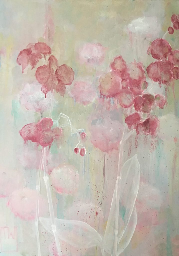 flowerscape nr 4 - 50x70 - olie op doek